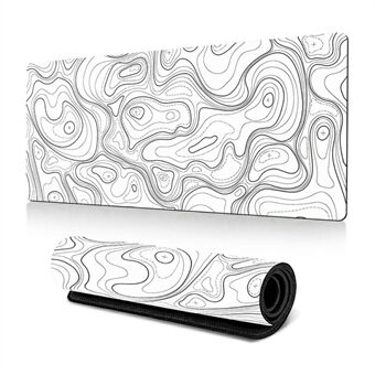 400*900*2mm Abstract Patroon Grote Muismat Rubber Computer Bureaublad Mat - Lijn