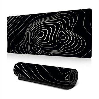 400*900*2mm Abstract Patroon Groot Muismat Rubber Computer Desktop Mat - Lijn
