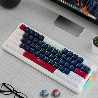 LEAVEN K610 1.6m bedrade 61-toetsen watergekoelde E-sports gaming mechanisch toetsenbord, klassieke versie.