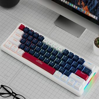 LEAVEN K610 1.6m Bedrade 61-toets Watergekoelde E-sports Gaming Mechanisch Toetsenbord, Klassieke Versie