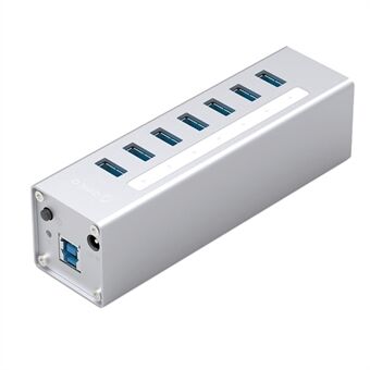 ORICO A3H7-SV Aluminum Alloy 7 Port USB3.0 Hub