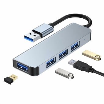 2013U 4-in-1 USB 3.0 Hub 1x USB 3.0 + 3x USB 2.0 Dockingstation 4-poorts uitbreidingsadapter