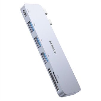 BASEUS UltraJoy-serie Draadloze Type-C Hub met USB-C 40Gbps + 3xUSB 3.0 + 2 Kaartlezer Slots