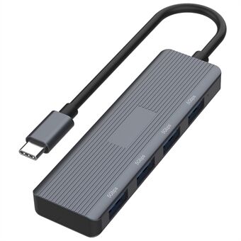 ONTEN UC621 15cm Kabel Type-C naar 4xUSB3.2 Gen1 Poorten USB Hub Splitter Laptop Telefoon Adapter