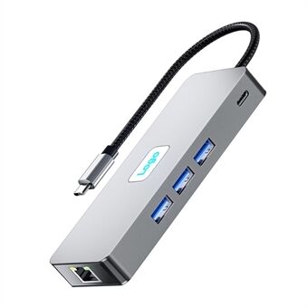 BYL-2401 8-In-1 USB-C naar DisplayPort HD 4K Docking Station Adapter PD 100W Ethernet Connector