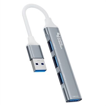 CABLECREATION 3xUSB2.0 + 1xUSB3.0 USB Hub Splitter Computer Laptop Telefoon Adapter - Type