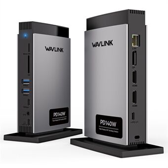 WAVLINK WL-UMD26 11-in-1 USB-C Docking Station met 8K HD, 8K Displayport en 140W PD 3.1 Opladen