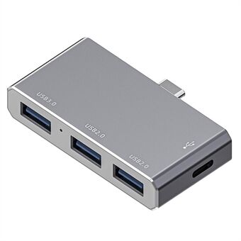 Type-C naar USB3.0 2.0 Uitbreidingsdock 5Gbps High Speed USB-C Vier-in-één hub