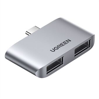 UGREEN USB Hub Type-C 3.1 naar USB 3.0 Dual Port Converter 5 Gbps Speed Data Transfer Adapter voor Macbook Pro/ Muis / Toetsenbord / Printer