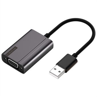 1080P USB naar VGA Adapter Kabel Externe Converter voor Desktop PC Laptop Monitor Projector