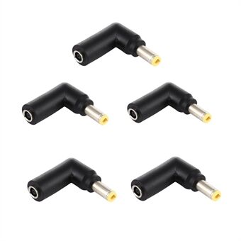 5 stuks / pak 4,5 x 3,0 mm vrouwelijke naar 5,5 x 2,5 mm mannelijke connector notebook adapter connector