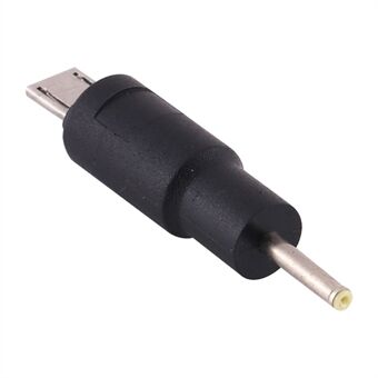 10 stuks gelijkstroomstekker 2,5 x 0,7 mm mannelijk naar micro-USB mannelijke adapter