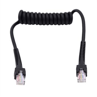 UT-019-1.0M RJ45 Male naar Cat6 Male 8P8C UTP Stretch Opgerolde Kabel LAN Ethernet Netwerk Patch Cord 100 cm