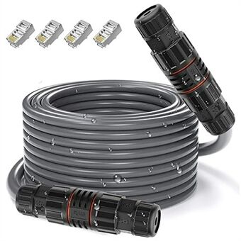 23m Voor Starlink Gen3 Rechthoekige Satelliet Standaard V3 Verlengkabel Hoge Snelheid Ethernet CAT5E Kabel