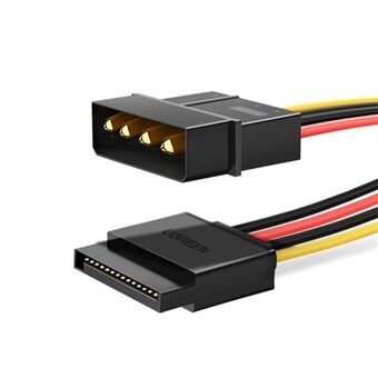 UGREEN 50720 0.2m SATA 15-Pin Female naar IDE Grote 4-Pin Molex Adapter Kabel Harde Schijf Netsnoer