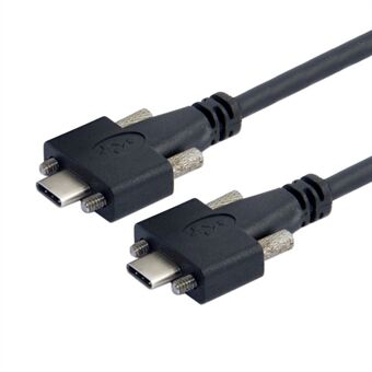 UC-046-2M 2m USB 3.1 Type-C dubbel schroefslot voor vergrendeling USB-C 10Gbps datakabel (M2 schroef)