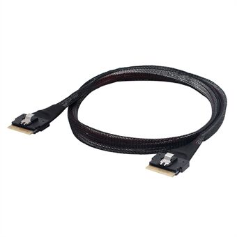 SF-028 0,5 m PCI-E Slim Line SAS 4.0 SFF-8654 8i 74Pin Host voor SFF-8654 Slim SAS-doelkabel