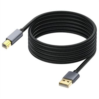 USB Printerkabel 10m USB 2.0 Type A Male naar B Male Scannerdraad Hoge Snelheid voor HP, Canon, Dell, Epson