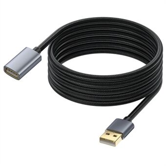 USB-verlengkabel 10m USB 2.0 Type A Male naar Female Verlengsnoer voor Printer, Toetsenbord, Muis, USB-Stick