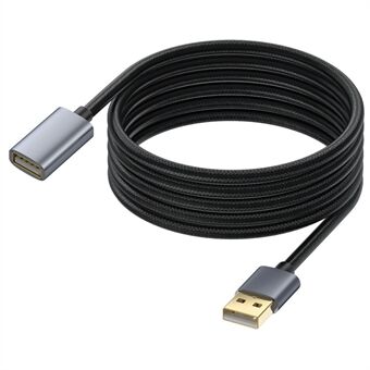 USB Verlengkabel 1.8m USB 2.0 Type A Male naar Female Verlengsnoer voor Printer, Toetsenbord, Muis, USB-Stick