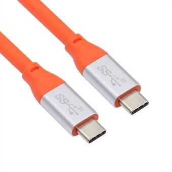 UC-033-OR-0.5M 0.5M USB4 Type-C Mannelijke naar Mannelijke Kabel 20Gbps Flexibel 100W Snel Opladen 8K Adapter Kabel