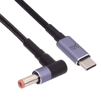 UC-065-5525MM 1.8m Type-C naar DC 5.5*2.1mm PD 140W (20V 7A) Oplaadkabel Power Cord