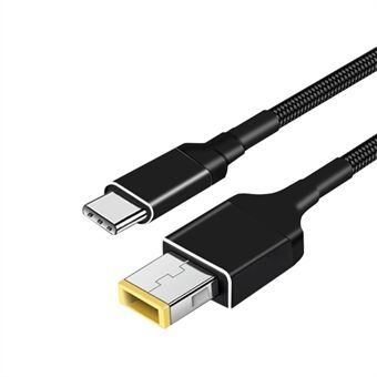 Type-C naar Square Power Oplaadkabel voor Lenovo Computer 100W 1.8m Opladerkabel