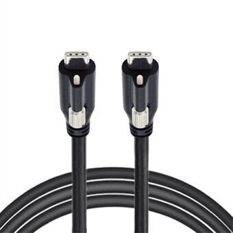 UC-047-1.2M USB 3.1 Type-C Vergrendelbare Connector naar USB 3.1 Type-C Kabel voor Camera met Paneelmontage Schroef