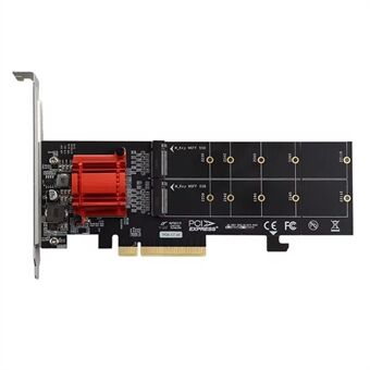 TXB122 ASM18 12 Adapter Heat Sink M.2 NVME SSD Expansion Card to PCI-E 3.0 X8 Adapter Card

TXB122 ASM18 12 Adapter Heat Sink M.2 NVME SSD Uitbreidingskaart naar PCI-E 3.0 X8 Adapterkaart