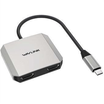 WAVLINK UHP510 Pro USB C naar Dual HD Converter 4K 60Hz Dual Monitor Adapter Ondersteuning 87W PD Opladen