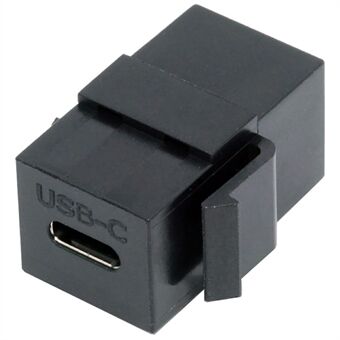 U2-078-CFCF USB 2.0 Type-C Vrouwelijk naar Vrouwelijk Verleng Keystone Adapter voor Wandplaat Paneel USB Kabel