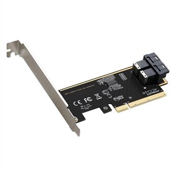 TXB127 SFF8639-interface 2-poorts solid state drive (SSD) adapterkaart naar PCLEX8 naar 2 U.2-uitbreidingskaart