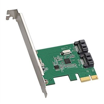 TXB169 AMS1016 Chip Adapter Card Pcie 2.0 X1 naar 2-poorts SATA3.0 Harde Schijf Uitbreidingskaart