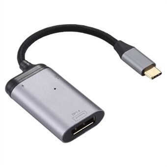 4K Type-C naar DisplayPort 1.4 + PD datasynchronisatie-adapterkabel USB-C naar DP man-naar-vrouw converter naar HDTV