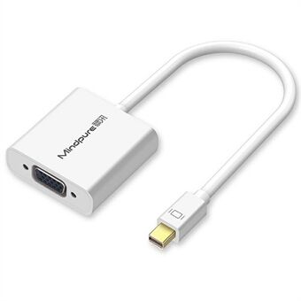 MINDPURE AD006 1080P / 60Hz Mini DP Male naar VGA Female Adapter Kabel voor MacBook PC