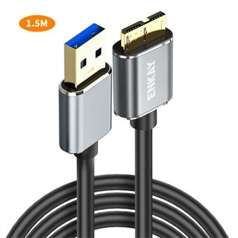 ENKAY HAT PRINCE 1.5m USB 3.0 A naar USB 3.0 Micro B Kabel Camera Externe Harde Schijf Oplaad- en Datakabel