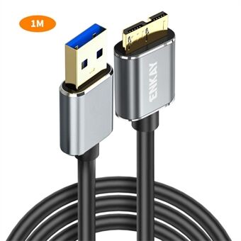 ENKAY HAT PRINCE 1m USB 3.0 A naar USB 3.0 Micro B Kabel Camera Externe Harde Schijf Oplaad- en Datakabel