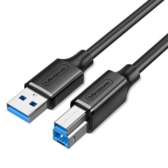 MINDPURE US102 1.5m USB3.0 Male naar USB Type-B Male Printerkabel HD Printkoord