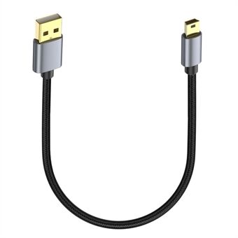 0,3m USB 2.0 naar Mini B Male Oplaadkabel USB Mini naar USB Oplaadkabel voor PS3 Controller / MP3 Speler / Camera