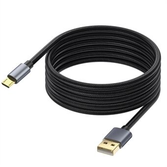 10m 480Mbps USB A naar Micro Oplaad- en Synchronisatie-USB-kabel voor Samsung Galaxy J7 / S7 / S6 / Kindle Fire HD-tablets / PS4