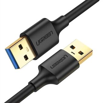 UGREEN 60525 1 m USB 3.0 A mannelijk naar één mannelijk datakabel USB naar USB-gegevensoverdrachtskabel voor gegevensoverdracht