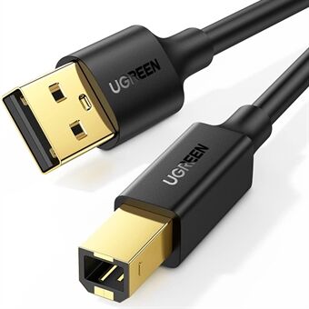 UGREEN 5 m Type B mannelijk naar A mannelijk vergulde USB 2.0-printerkabel voor HP Canon Epson