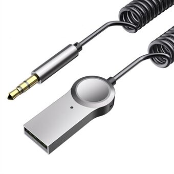 LOHEE S-27 Bluetooth 5.0 Ontvanger met Microfoon Bluetooth Draadloze Audio Adapter AUX Adapter