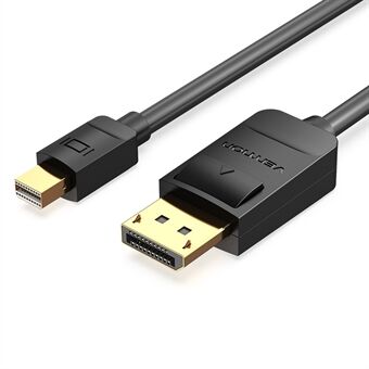 VENTION HAABG 4K Mini DP naar DP Kabel 1,5m Bi-directionele Mini DisplayPort naar DisplayPort Kabel voor PC