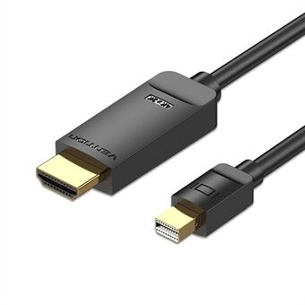 VENTION HAHBH Mini DisplayPort naar HDMI Kabel 2m 4K@30Hz Mini DP Male / HDMI Male Kabel voor Monitor PC MacBook