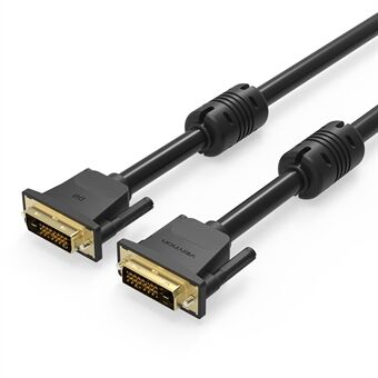 VENTION EAABI 3m 2K 60Hz 24+1 DVI naar DVI Kabel Mannetje naar Mannetje met Vergulde Adapterkabel