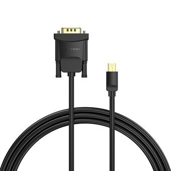 VENTION HFDBG 1,5m Mini DP naar VGA Conversiekabel 1080P 60Hz HD Videokabel - Zwart