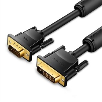 VENTION EACBF 1m 24+5 DVI naar VGA Male naar Male Kabel 1080P 60Hz Full HD PVC Draad