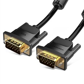 VENTION DADBG 1,5m VGA 3+9 Mannetje naar VGA Mannetje Kabel 1080P 60Hz HD PVC Snoer - Zwart