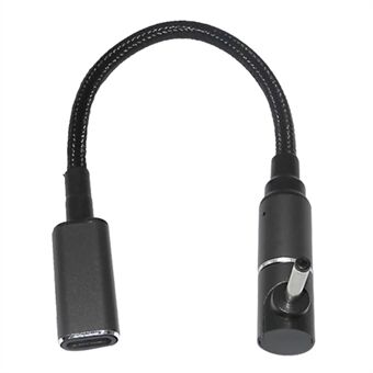 Voor Asus Acer LG Samsung Laptop Universal USB C vrouwelijke naar 3.0 mm * 1.1 mm mannelijke magnetische converter kabel Ondersteuning 100 W snel opladen: